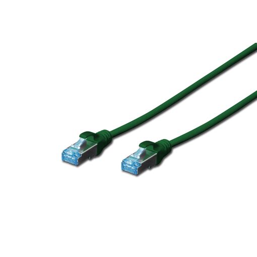 Cable Digitus CAT 5e blindado, con conector RJ45, PVC, AWG 26/7, Azul, 1 m