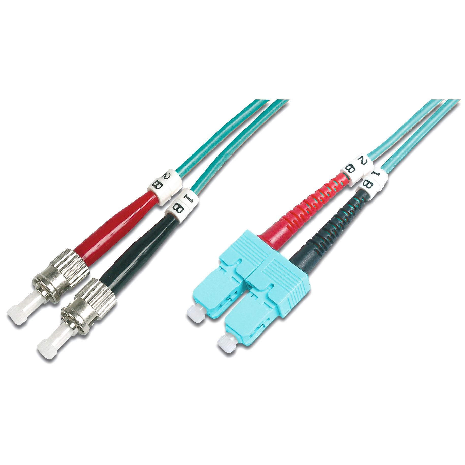 Digitus Multimode OM3 Fiber Optic Cable, ST/SC