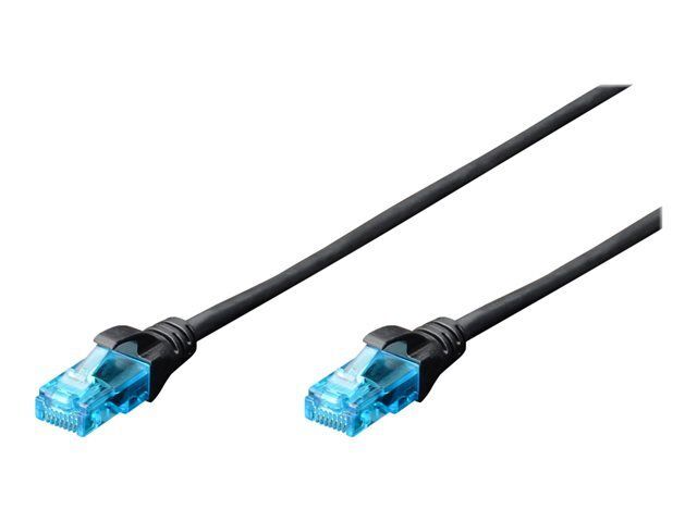 Digitus Professional Ethernet Cable - 2m, RJ-45 to RJ-45, UTP, Black