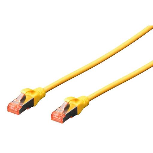 Câble de patch Digitus protégé, RJ45 LSOH AWG 27/7, CAT 6, 7 m Jaune