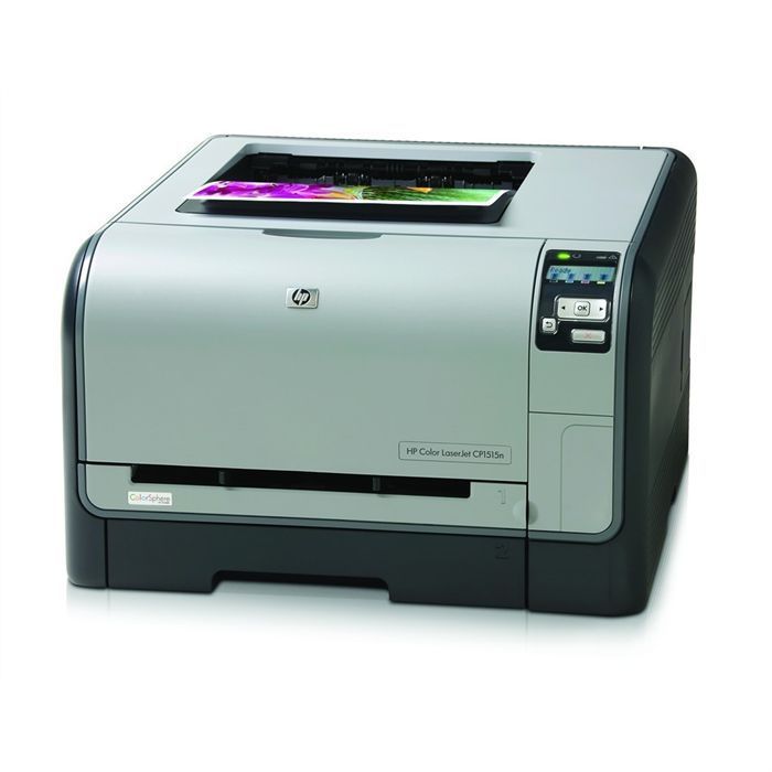 HP Color LaserJet CP1515n - Printer - Colour - Laser - A4 - 600 dpi - Up to 12 ppm (mono) / up to 8 ppm (colour) - Capacity: 150 sheets - USB, LAN