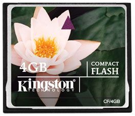 Kingston 4GB CompactFlash Memory Card