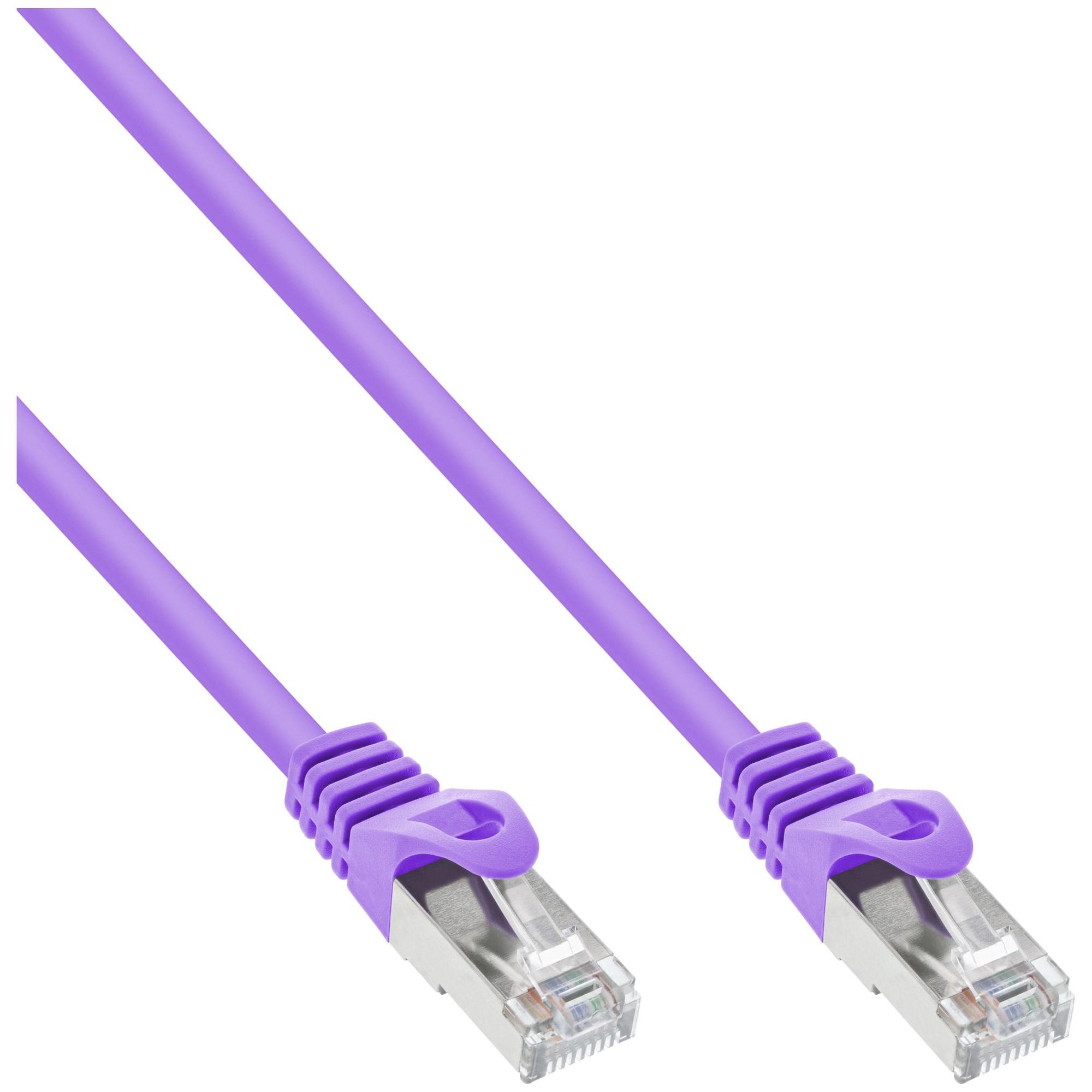 InLine Cat5e Network Cable, 3m, Violet (SF/UTP S-FTP)
