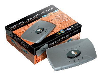 Peabird V92 USB Fax/Modem (56 Kbps, USB 2.0)