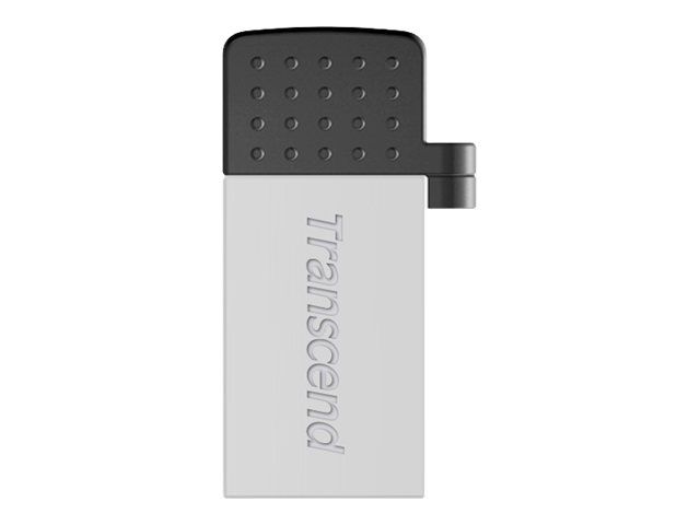 Transcend JetFlash Mobile 380 - USB Flash Drive - 32GB - USB 2.0 - Silver