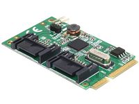 Contrôleur de stockage Delock MiniPCIe 2x SATA 6 Gb/s