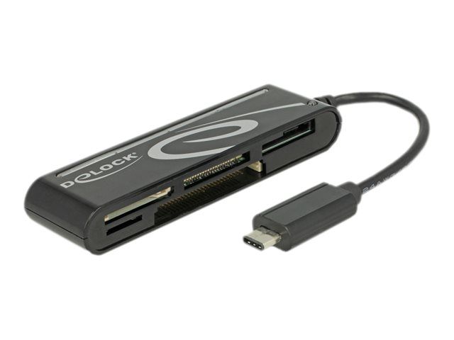 Delock USB 2.0 5-in-1 Card Reader (USB Type-C Male)
