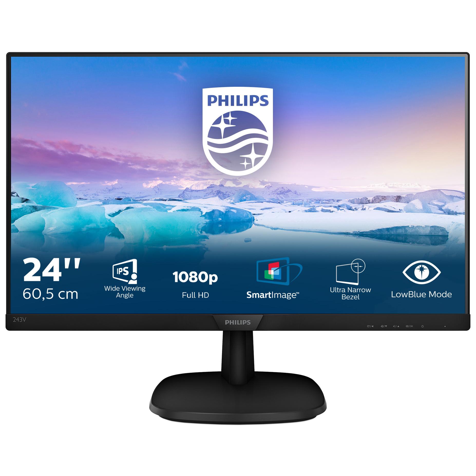 Philips V Line Full HD LED Monitor 243V7QJABF/00