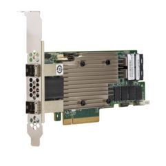 Broadcom MegaRAID 9480-8i8e - RAID Controller - 16 Channels - SATA 6Gb/s / SAS 12Gb/s / PCIe - Low Profile - RAID 0, 1, 5, 6, 10, 50, JBOD, 60 - PCIe 3.1 x8