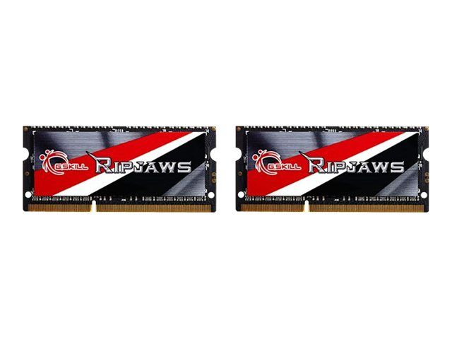 G.Skill Ripjaws F3 1866C11D-16GRSL - DDR3 Kit - 16GB (2x8GB) SO DIMM 204-pin - 1866MHz/PC3-14900 - CL11 - 1.35V - Unbuffered Non-ECC Memory