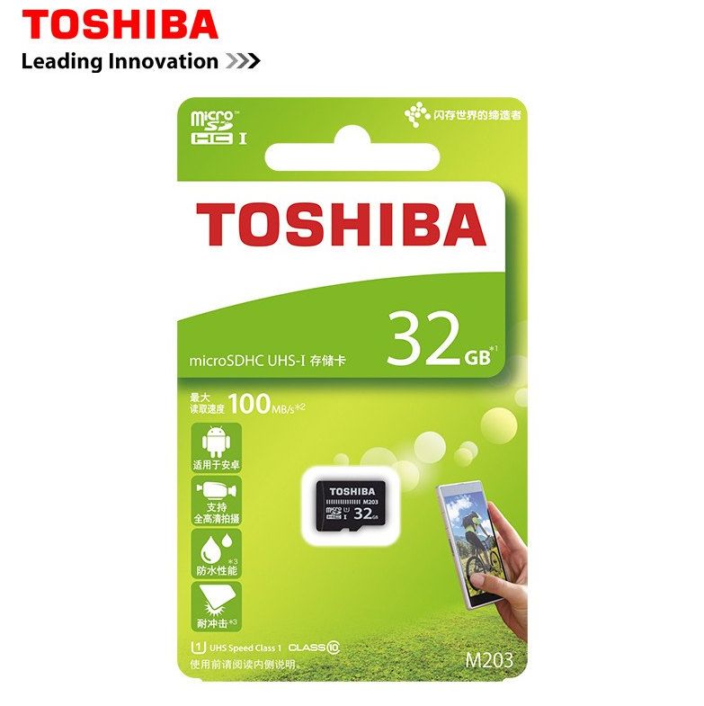 Toshiba 32GB MicroSDHC Card UHS-I Class 10 100MB/s