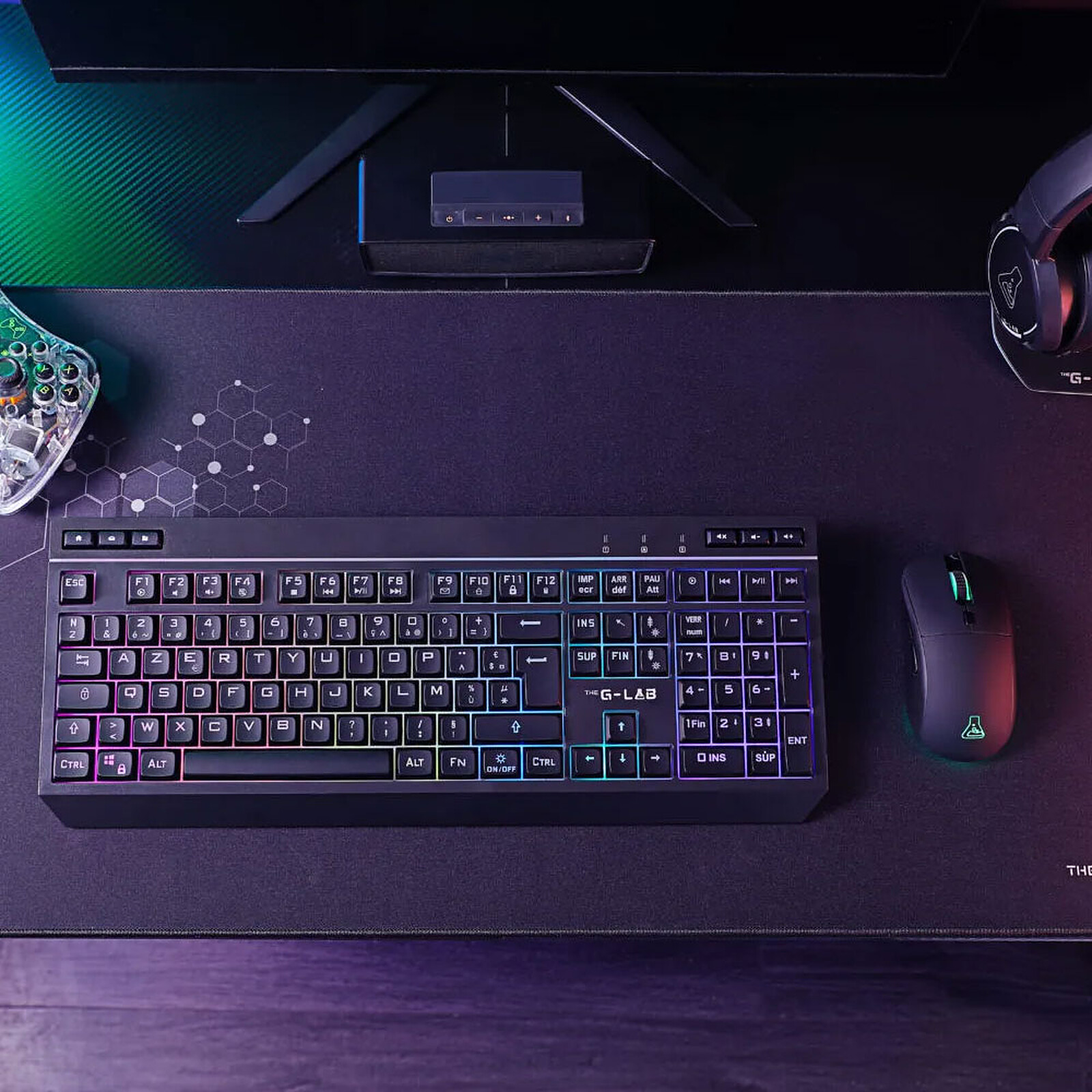 G-Lab Combo Tungsten EX Keyboard and Mouse Set