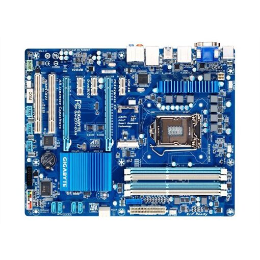 Gigabyte GA-Z77-D3H - Placa base ATX - Sockets LGA1155 - Chipset Z77 - USB 3.0, LAN Gigabit - Gráficos integrados (requiere CPU) - Audio HD de 8 canales