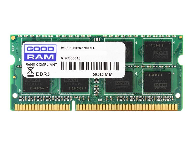 Wilk Elektronik 8GB DDR3 SO-DIMM Memory Module (204-pin, 1600MHz/PC3-12800, CL11, 1.35V, Unbuffered, Non-ECC)