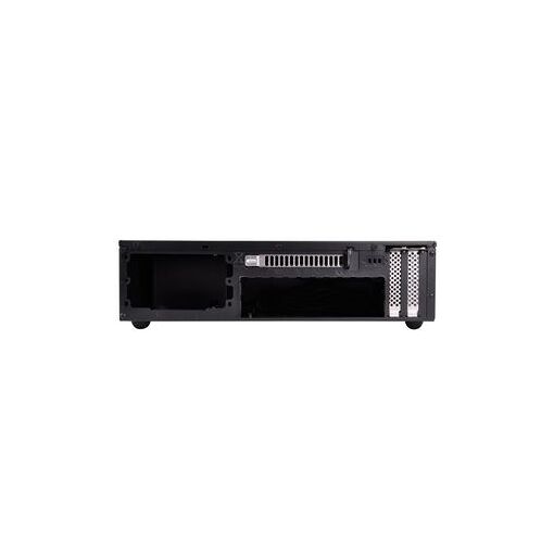 Caja para PC de sobremesa Silverstone MILO ML09 - Tour - Mini-ITX - sin fuente de alimentación (SFX12V) - negra - USB/Audio