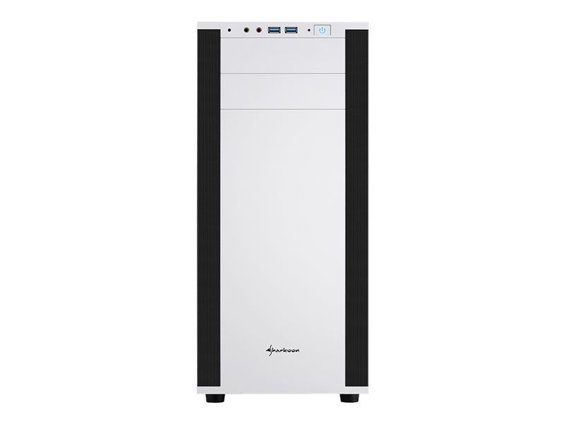 Sharkoon M25-W - ATX Case - White - No Power Supply - USB/Audio