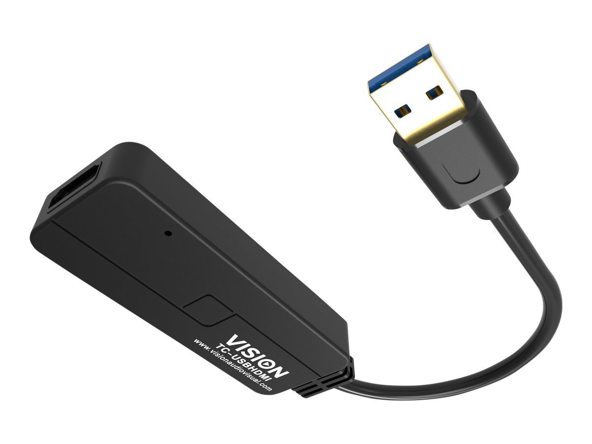 Vision External Video Adapter - USB 3.0 to HDMI - Black