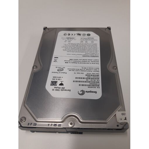 Disque dur de bureau Seagate 250 Go - Disque interne - 3,5" - SATA 3 Gb/s - 7200 tr/min - tampon mémoire : 8 Mo