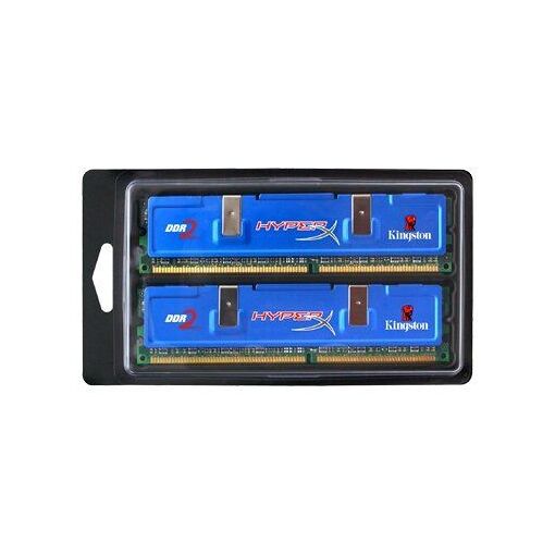 Kit HyperX de 2 GB (2 x 1 GB) - 800 MHz/PC2-6400 - CL4 - 2V - Memoria sin búfer no ECC