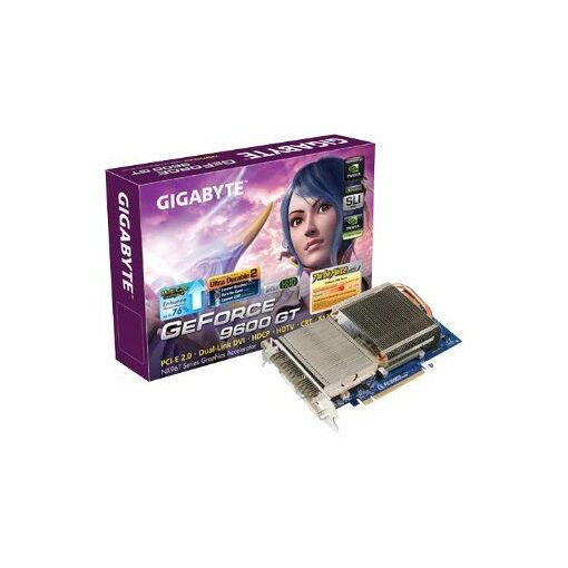Carte graphique Gigabyte GV-NX96T512HP - GF 9600 GT - 512 Mo GDDR3 - PCIe 2.0 x16