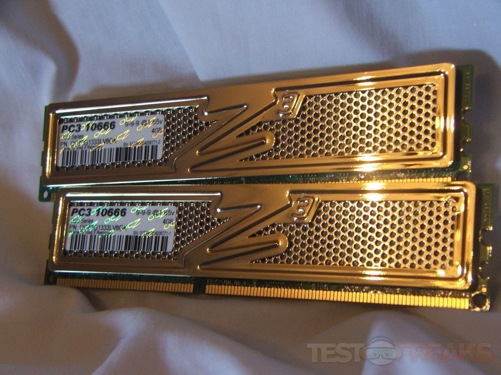 OCZ Gold 8GB DDR3 Kit (2x4GB) - 1333MHz, CL9, 240-Pin DIMM