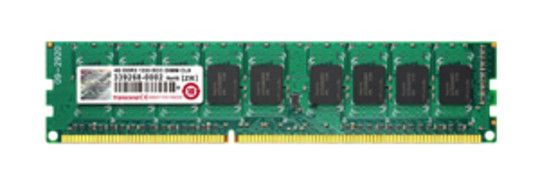 Módulo de memoria Transcend de 4 GB (PC3-10600, 1333 MHz, CL9, 240 pines DIMM)