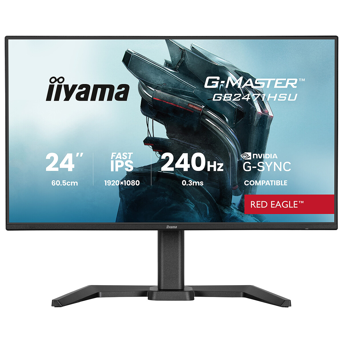 iiyama 23.8" LED - G-Master GB2471HSU-B1 Red Eagle