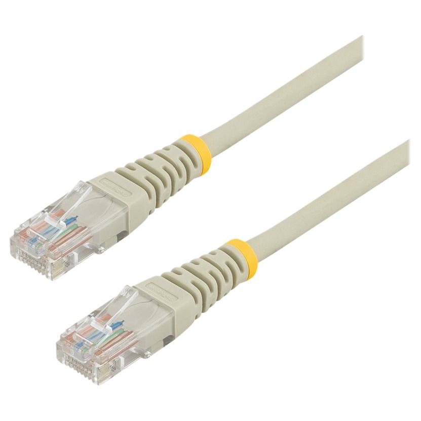 Cable Ethernet StarTech Cat5e - 6 pies - Gris - Cable de conexión