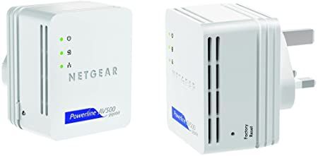 Netgear Powerline XAVB5101 - 1Gbps Powerline Adapter Kit, HomePlug AV (HPAV) Wall Plug (Pack of 2)