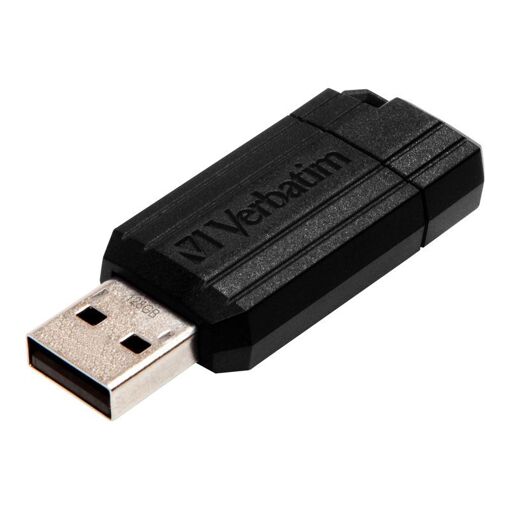 Verbatim PinStripe USB Drive - 128GB - USB 2.0