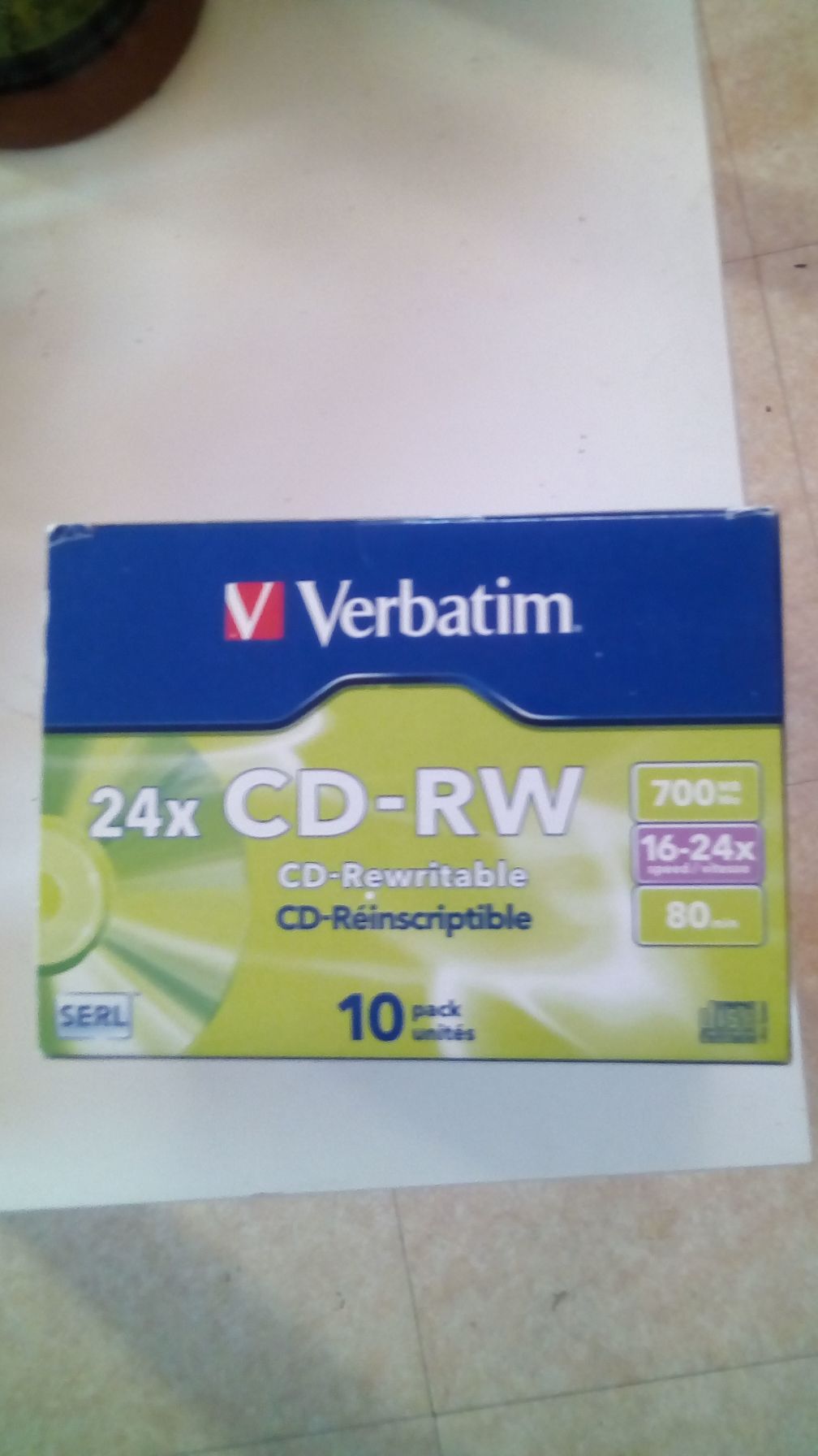 Verbatim DataLifePlus Ultra Velocidad - 10 CD-RW - 700 MB - 16x-24x
