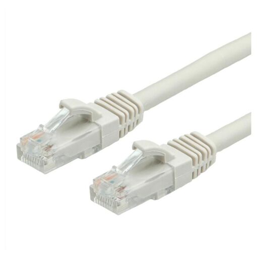 Secomp CAT 6a Molded RJ-45 to RJ-45 Cable - 10m - UTP - Gray, RAL 7044