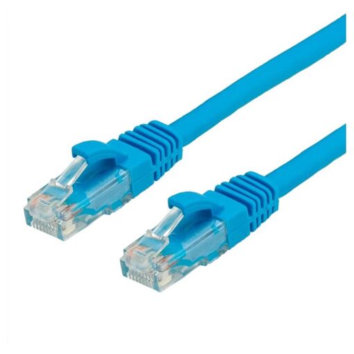 Câble de connexion Secomp CAT 6a, 5 m, Bleu