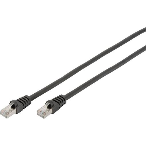 Assmann SFTP CAT 6 Cable, 1m, Black