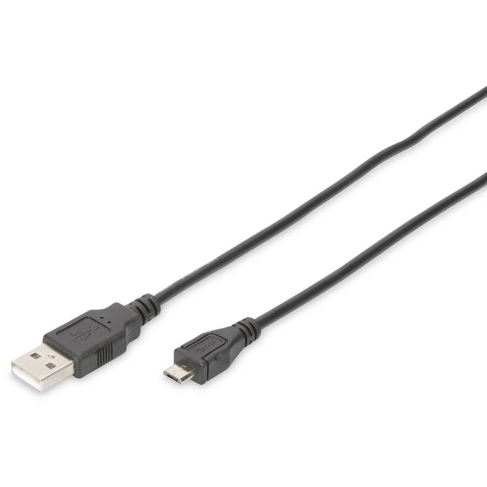 Digitus USB Cable - USB to Micro-USB Type B - 1.8m - Black