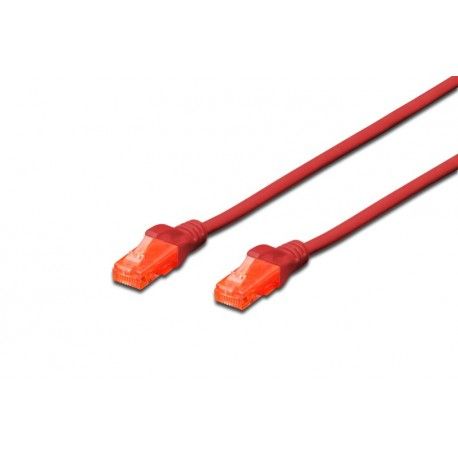 Assmann DIGITUS Professional Ethernet Cable, 50cm, CAT 6e, Red