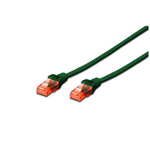 Assmann DIGITUS Professional Ethernet Cable - 2m, CAT6, UTP, RJ-45, Green