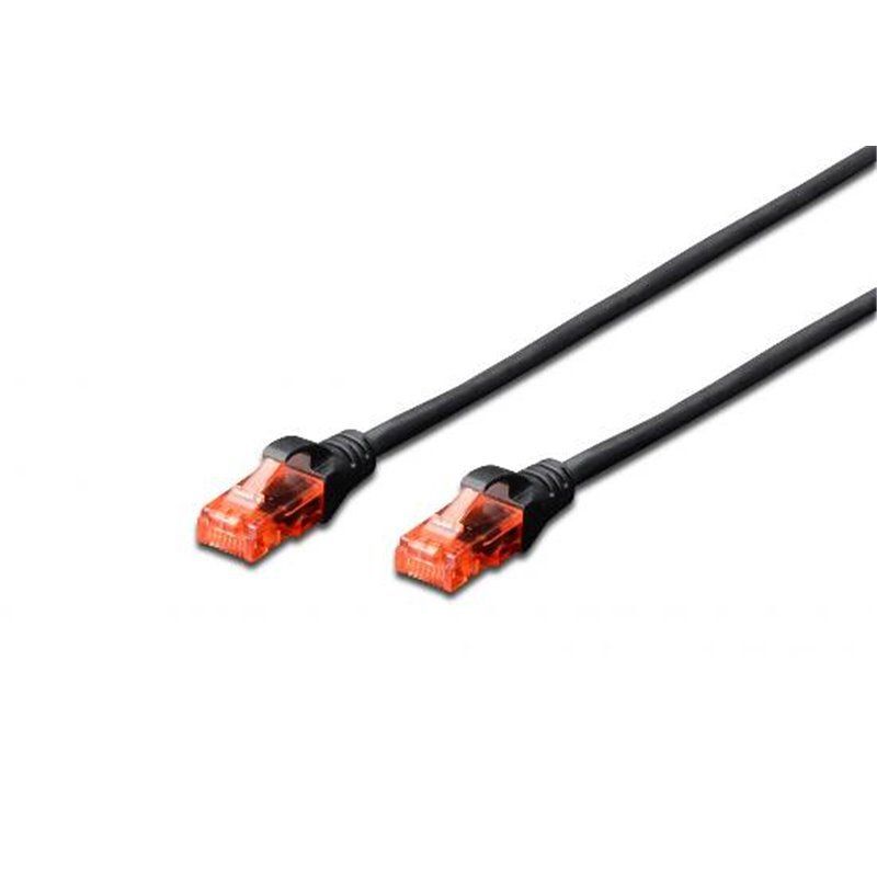 Digitus Professional RJ-45 UTP Cat 6e Cable, Black