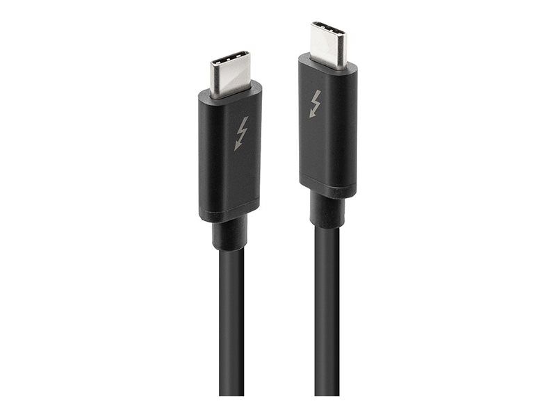 Lindy Thunderbolt Cable - USB-C to USB-C - 1m, Reversible Connectors, 4K Support