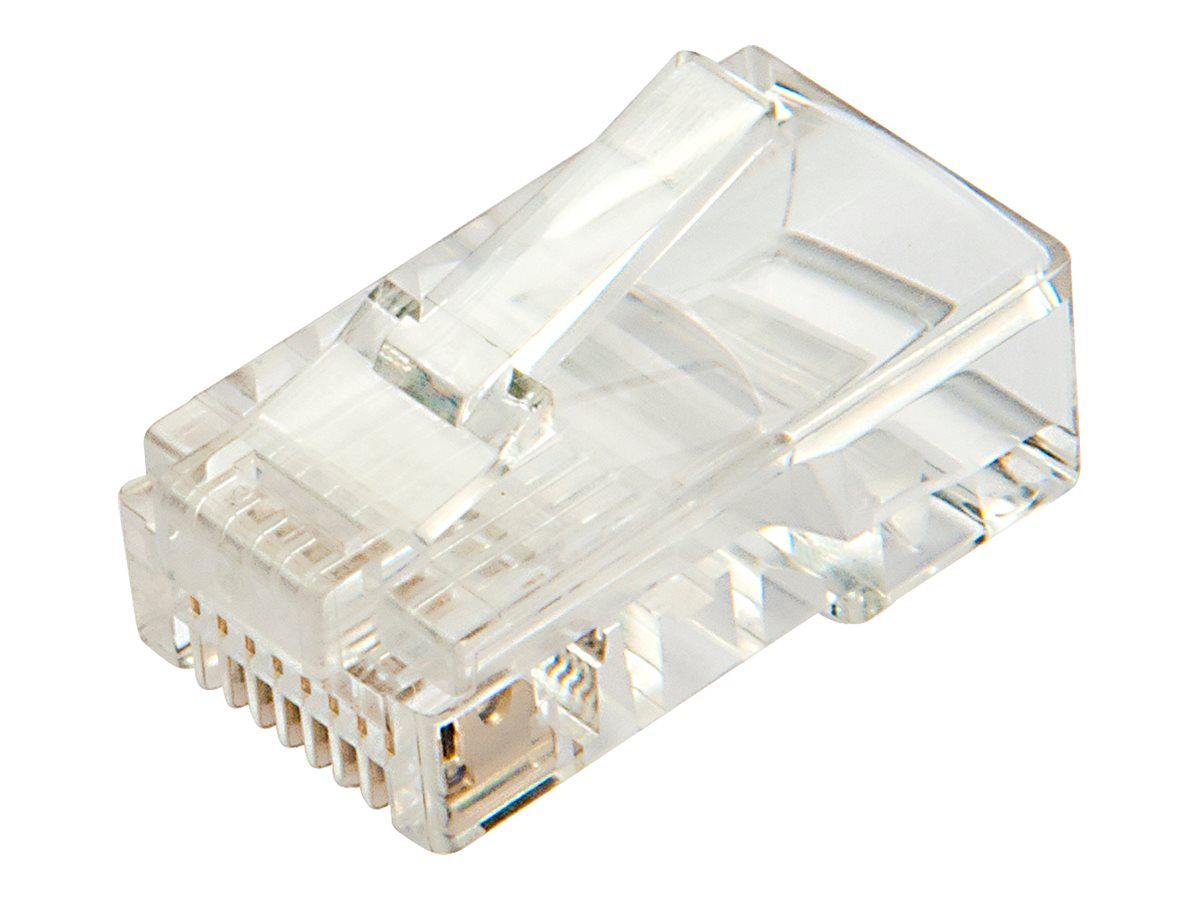 Lindy Network Connector - RJ-45 (M) - UTP CAT 5e - Clear (Pack of 10)