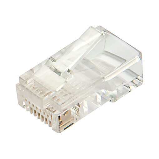 Conector de red Lindy - RJ-45 (M) - UTP CAT 5e - Transparente (paquete de 10)