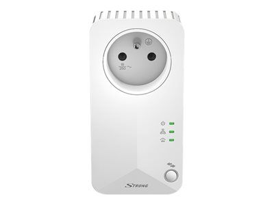 Adaptateur réseau Strong Powerline 500 - Kit d'adaptation HomePlug AV (HPAV) - Fixation murale (lot de 2)