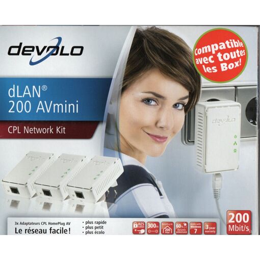 Kit de red Devolo dLan 200 AV Mini