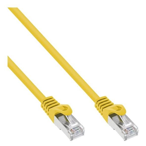 INTOS ELECTRONIC RJ-45 (M) to RJ-45 (M) Cable - 1.5m - SFTP - CAT 5e - Molded - Yellow