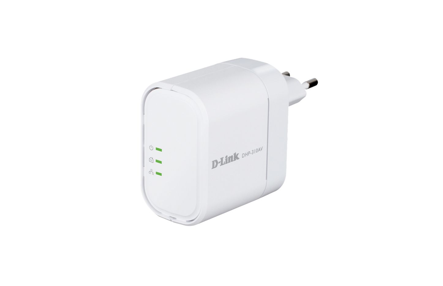 D-Link PowerLine DHP-310AV - HomePlug AV (HPAV) Wall-Mounted Adapter