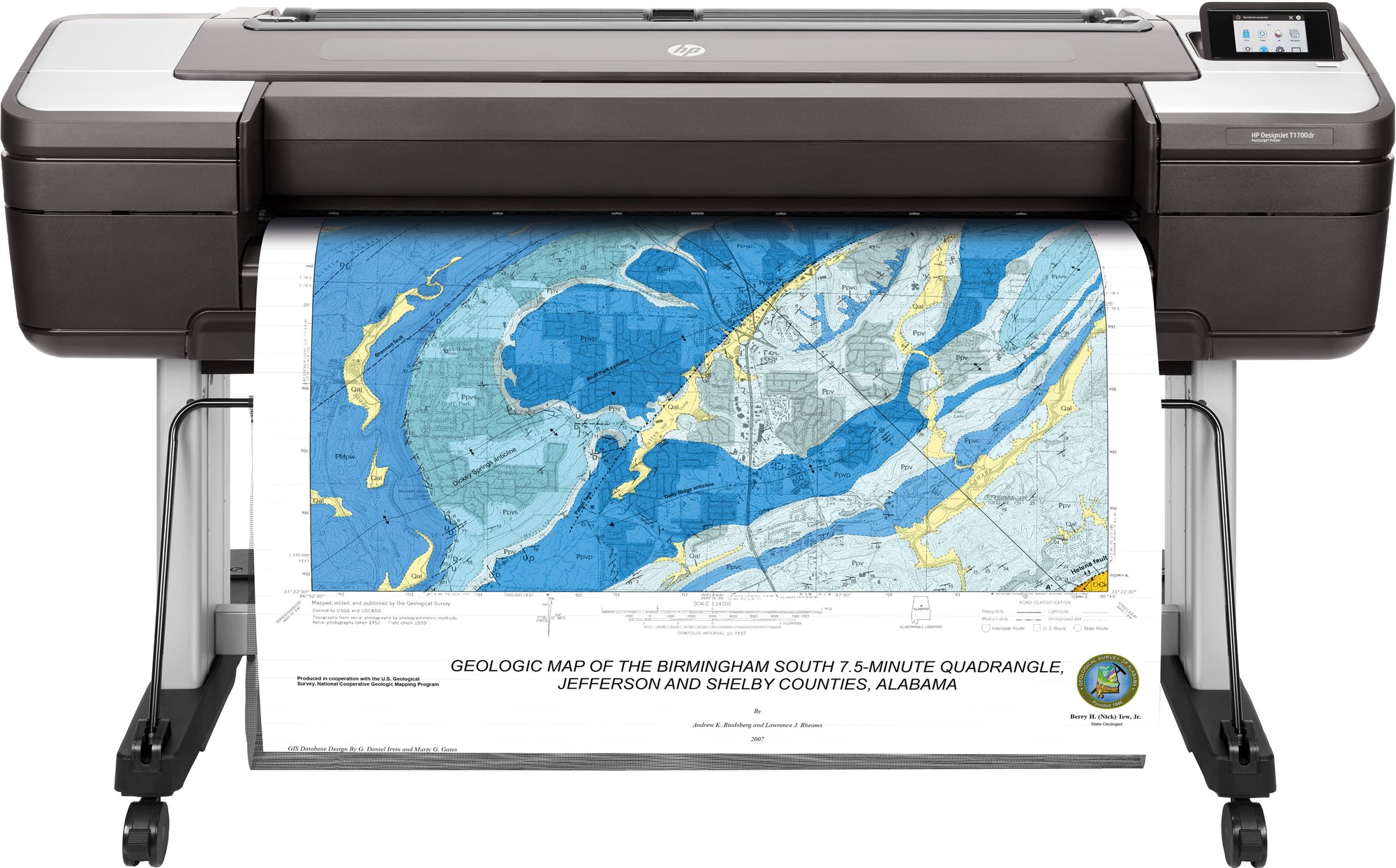 HP Designjet T1700dr 44-inch PostScript Printer