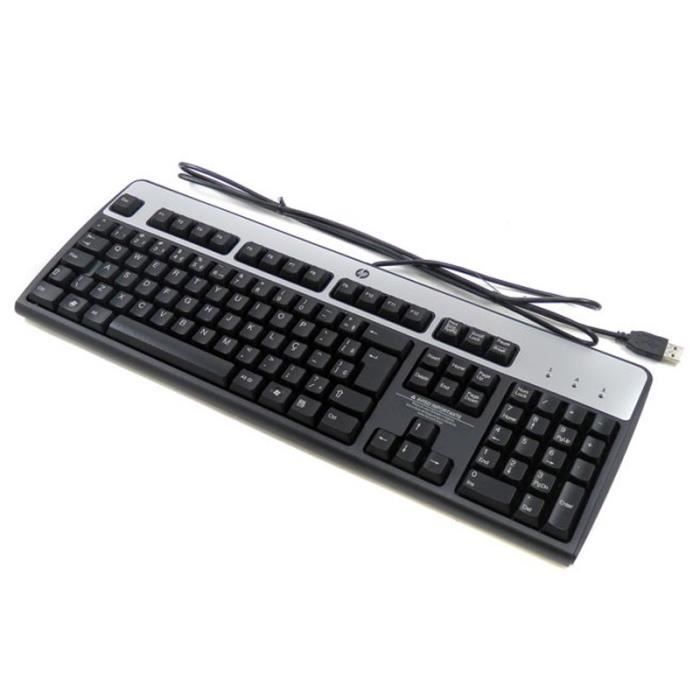 HP AZERTY Wired Keyboard - HP KU-0316 - 104 Keys