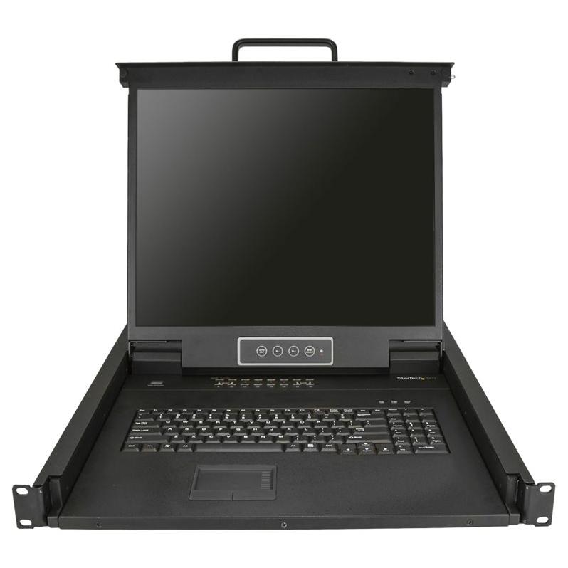 StarTech.com 19-Inch Rackmount LCD Console with 16-Port KVM Switch