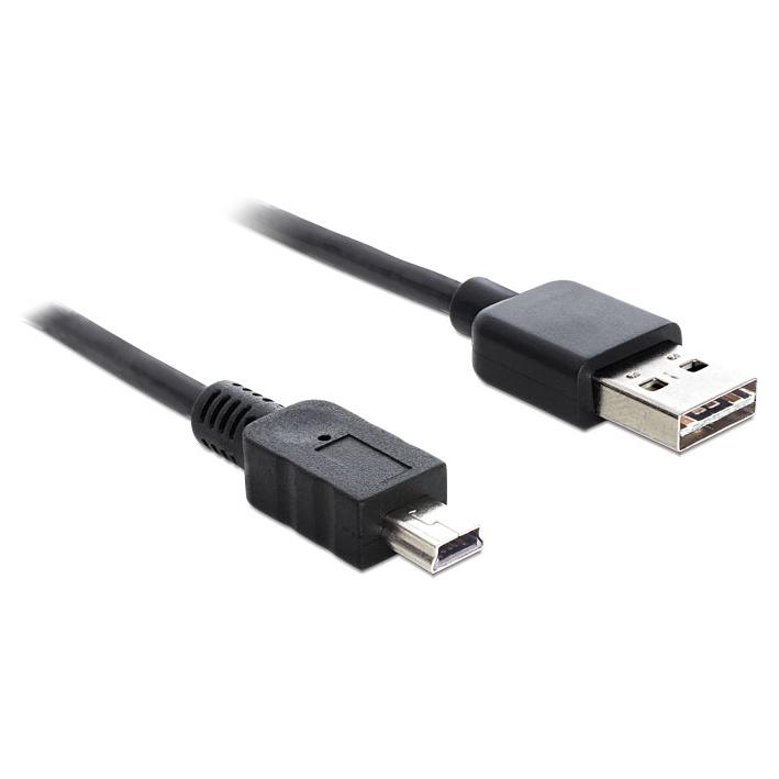 Cable USB Delock de 5m, Tipo A - Mini USB