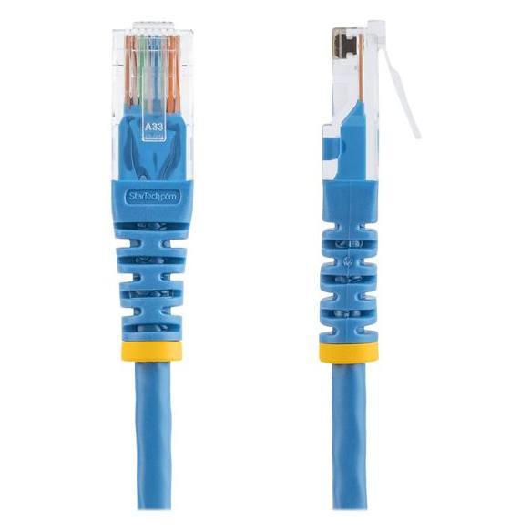 Cable de red StarTech.com Cat5e - Cable de conexión azul de 6 pies